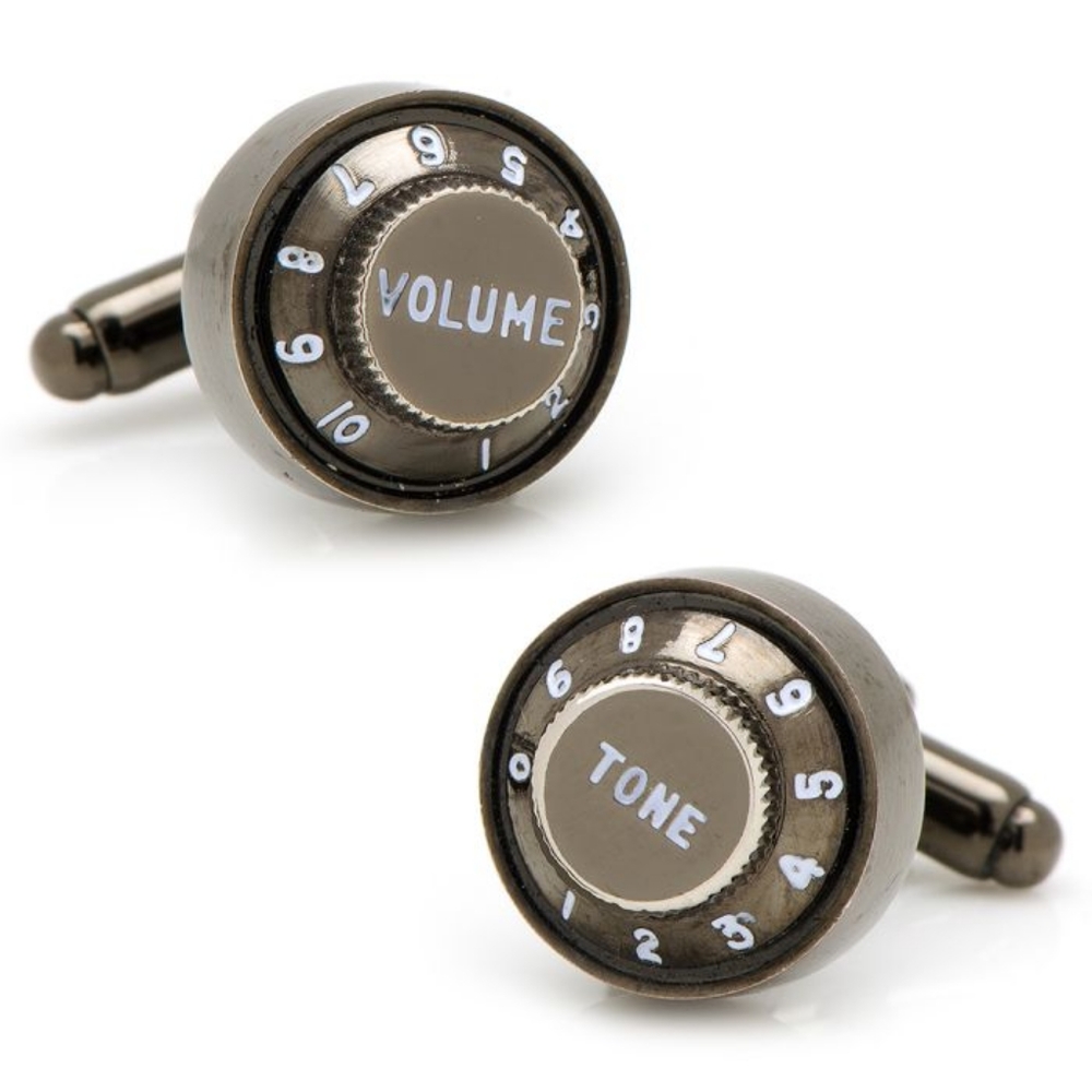 Volume Tone Dial Cufflinks. They spin!